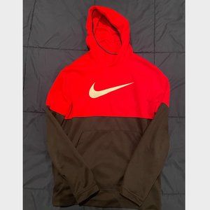 Nike Men's Red and Black Dri-Fit Sweatshirt